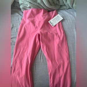 Pink Lululemon align leggings